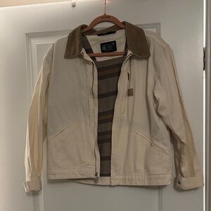 Carhartt Women’s Beige Jacket with Cream Collar